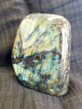 Load image into Gallery viewer, Labradorite polished free-shape (~3.5")