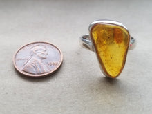 Load image into Gallery viewer, Amber ring (size 9.5)
