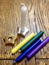 Load image into Gallery viewer, Metal star chime candle holder
