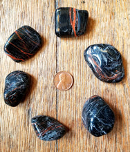 Load image into Gallery viewer, Black tourmaline (tumbled)
