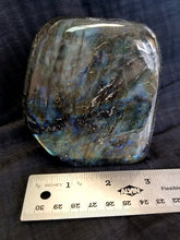 Load image into Gallery viewer, Labradorite polished free-shape (~3.5")
