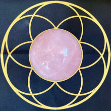 Load image into Gallery viewer, Rose quartz sphere
